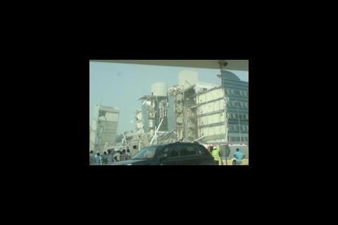 Building collapse in Dubai